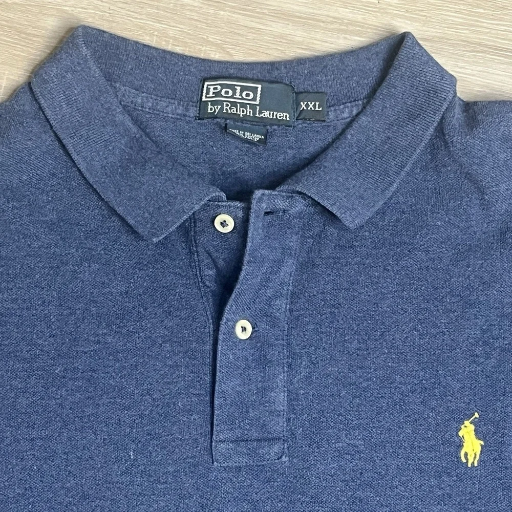 Polo Ralph Lauren Men's‎ XXL Short Sleeve Polo Blue Shirt